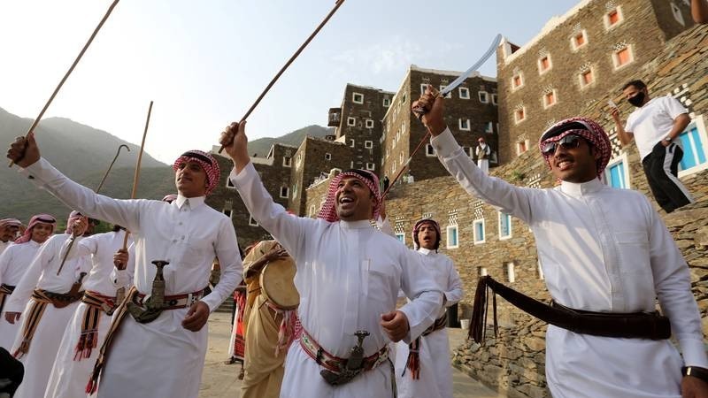 Traditional ardah dance