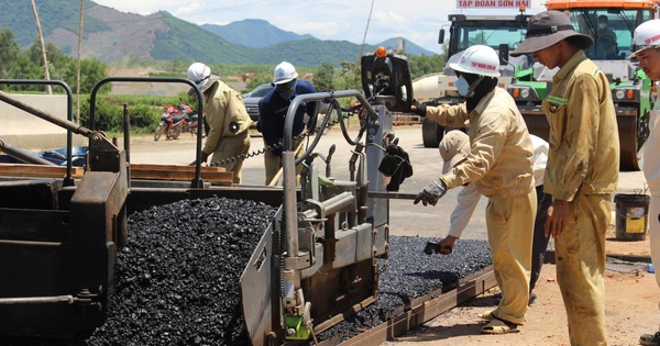 Increasing quarry capacity, removing difficulties in materials for highway construction through Binh Dinh