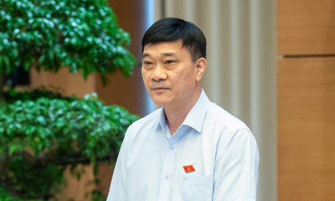 ประธานคณะกรรมการเศรษฐกิจ หวู่ ฮ่อง ถั่น ภาพ: สื่อรัฐสภา