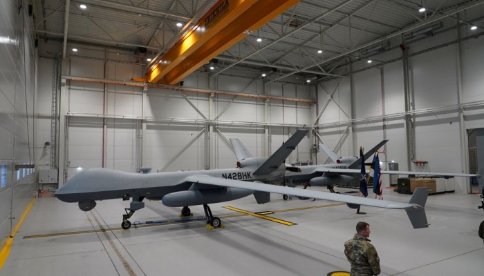 Máy bay không người lái MQ-9 Reaper của Mỹ bay qua Gaza