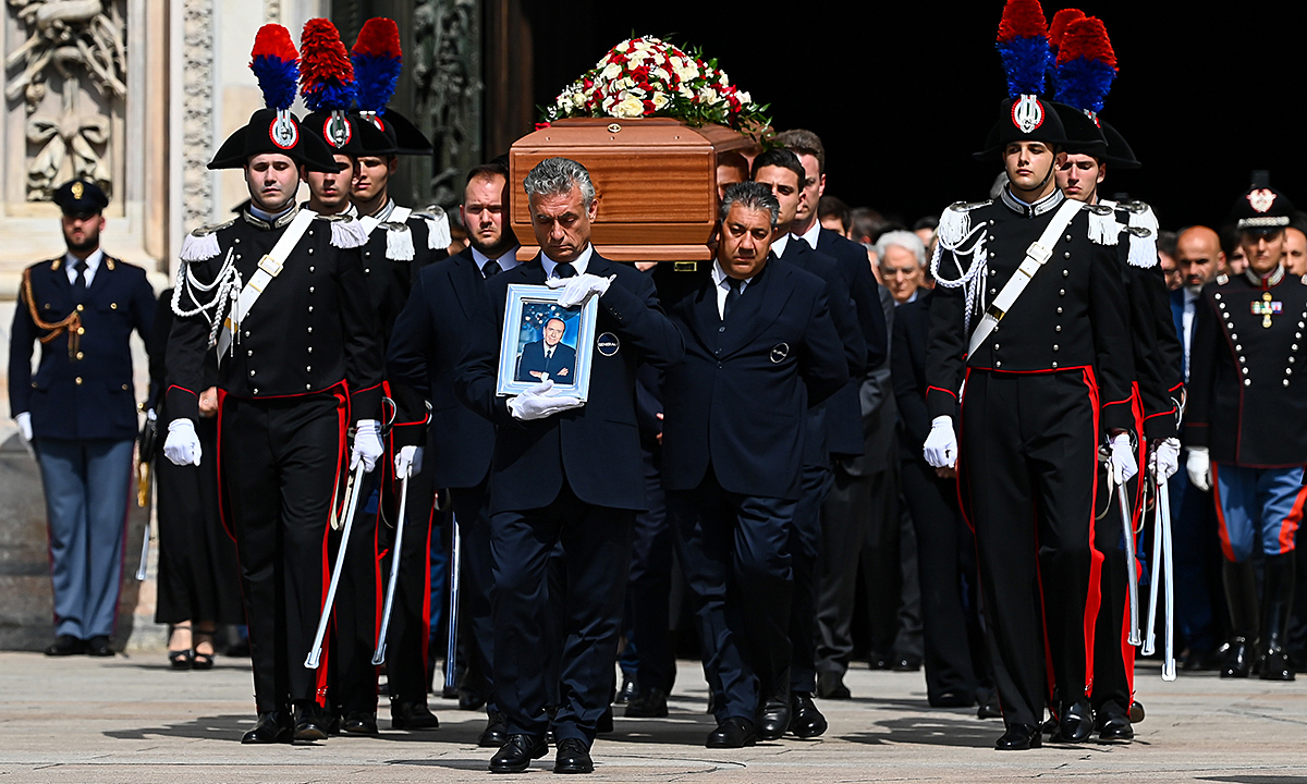 Italia celebra funeral de Estado por ex primer ministro Berlusconi