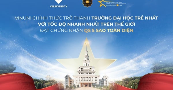 Vinuni trở thành đại học trẻ nhất, với tốc độ nhanh nhất thế giới đạt chứng nhận QS 5 Sao