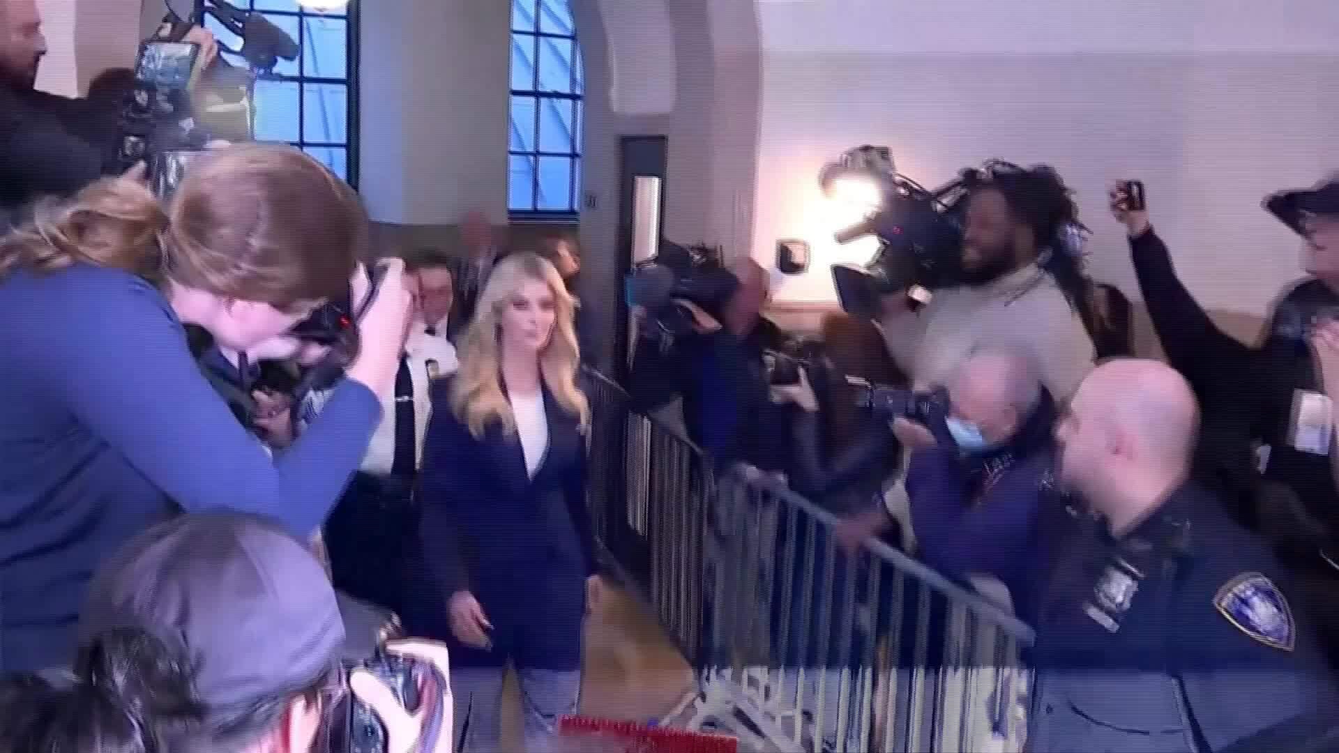 Ivanka Trump appears in New York court