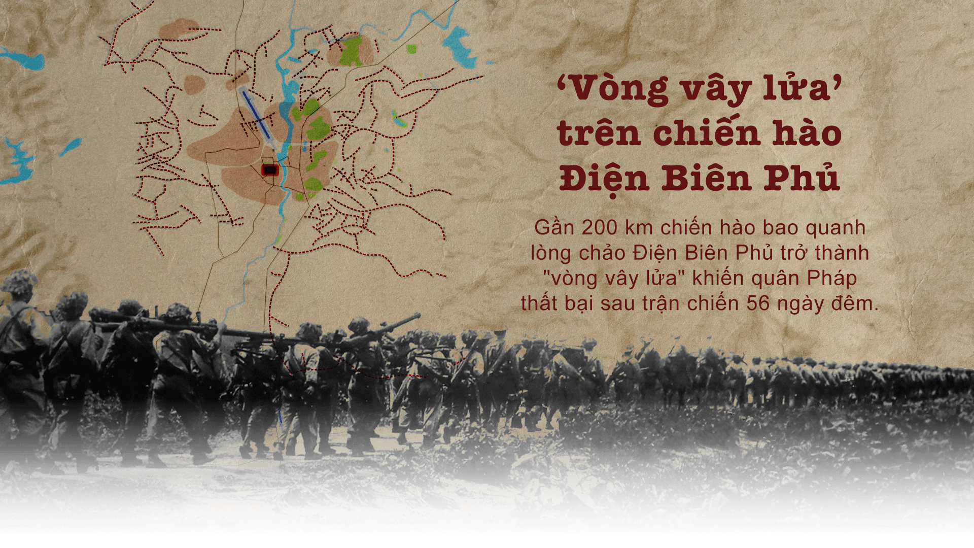 'ចិញ្ចៀនភ្លើង' នៅលើលេណដ្ឋាន Dien Bien Phu