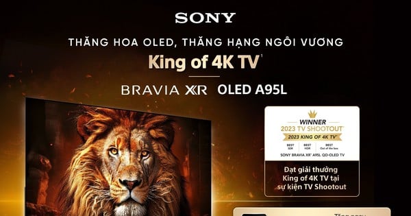 Sony BRAVIA XR OLED A95L officially available in Vietnam