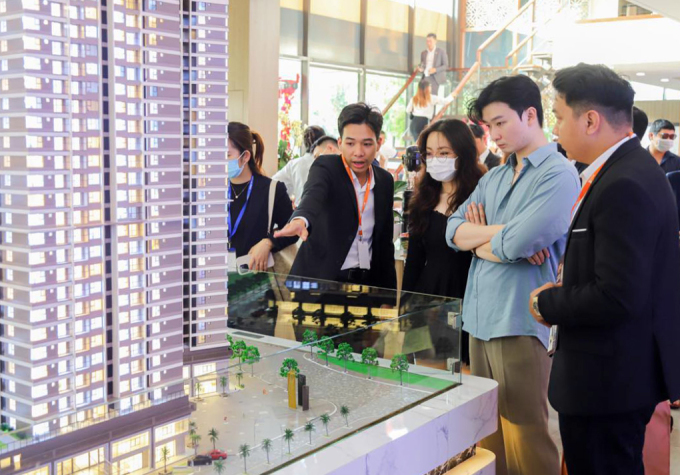 Un proyecto de apartamentos en Ciudad Ho Chi Minh se venderá en enero de 2024. Foto: Nguyen Tieu