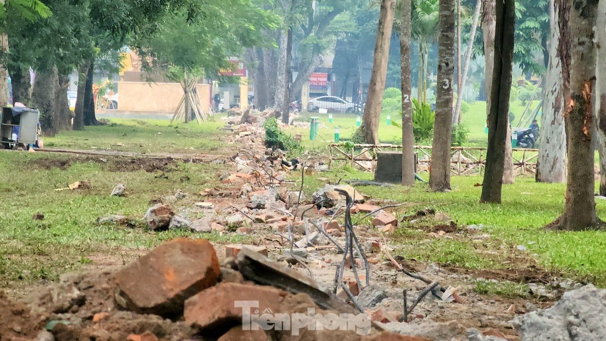 Estado actual de los parques de lento progreso en Hanoi foto 4