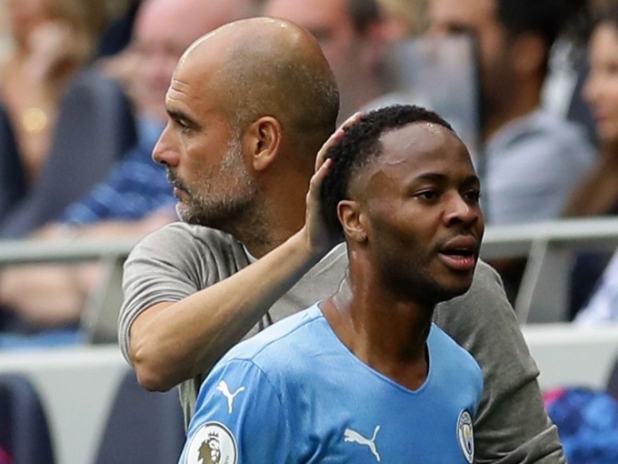 Sterling ist einer von drei Schlüsselspielern, die Guardiola im Sommer 2022 entlassen hat. Foto: AFP