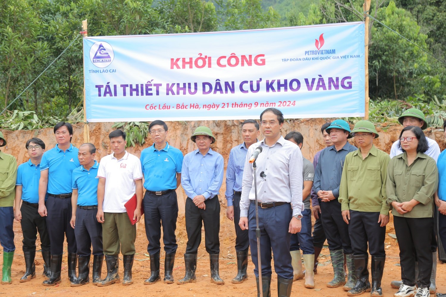 Petrovietnam beginnt mit dem Wiederaufbau des gesamten Wohngebiets des Dorfes Kho Vang