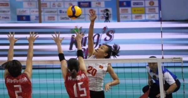 Dank beeindruckender Leistung belegt die vietnamesische Frauen-Volleyballmannschaft bei der Asienmeisterschaft 2023 den 4. Platz