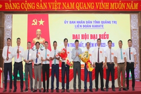 Le 1er Congrès de la Fédération provinciale de karaté de Quang Tri, trimestre 2023-2028