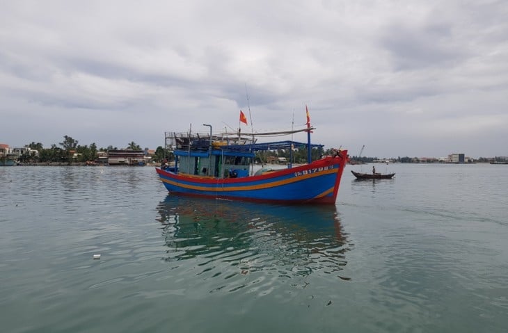 Los pescadores de la comuna de Tam Quang, provincia de Quang Nam, se alejan de la costa y se quedan en el mar - foto 3