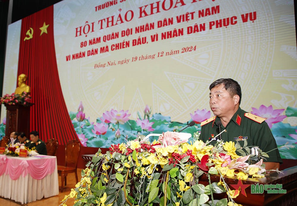 Conferencia científica “80 años del Ejército Popular de Vietnam luchando por el pueblo y sirviendo al pueblo”