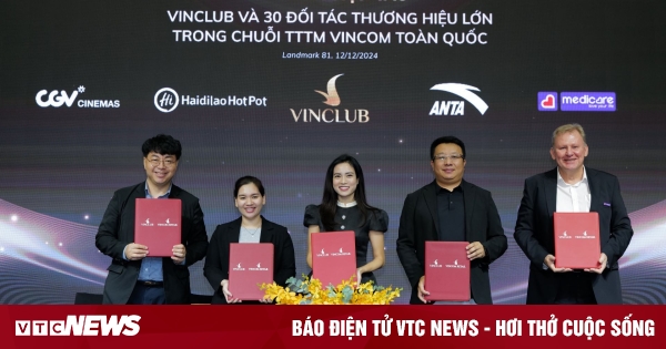 VinClub hợp tác 30 thương hiệu thuộc Vincom, mở rộng đặc quyền cho khách hàng