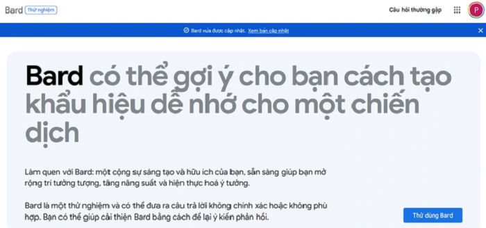 Nên dùng thử Google Bard, đối thủ của ChatGPT