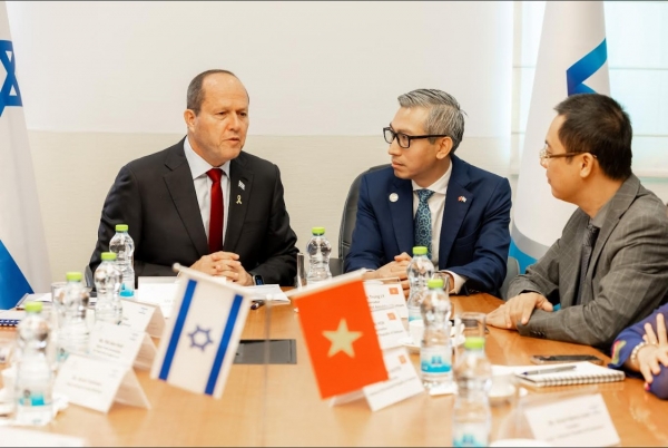 La cooperación económica y comercial se convierte en un punto brillante en las relaciones entre Vietnam e Israel