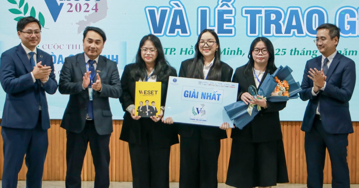 Trường đại học Luật TP.HCM đạt giải nhất Phiên tòa giả định cấp quốc gia 2024