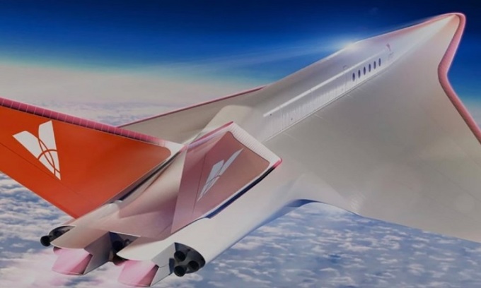 スターゲイザー超音速航空機の設計図。写真：ヴィーナス・エアロスペース