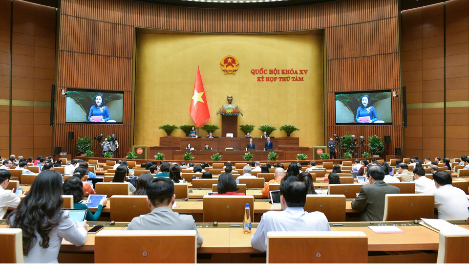 8ème session, 15ème Assemblée nationale. Photo: Quochoi.vn