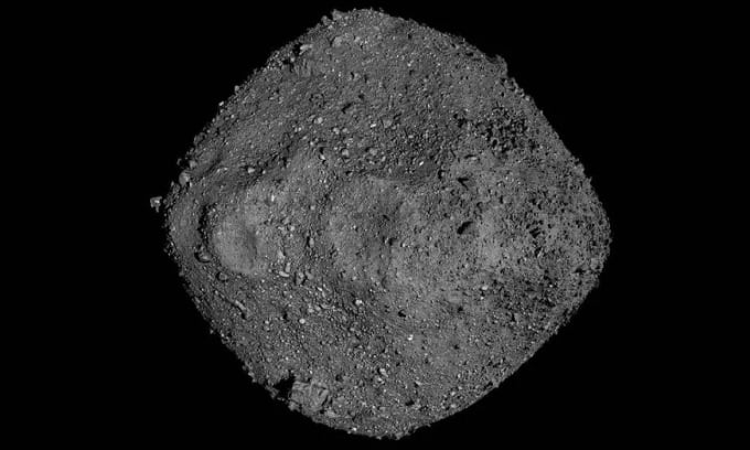 Tiểu hành tinh Bennu rộng 492 m. Ảnh: NASA