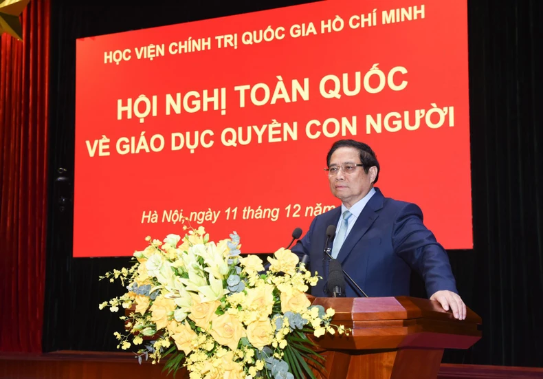 Giáo dục quyền con người là nhiệm vụ của cả hệ thống chính trị, có tính toàn dân, toàn diện, bao trùm