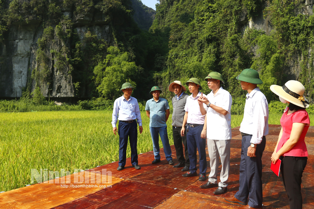 Hoa Lư kiểm tra công tác chuẩn bị Tuần Du lịch Ninh Bình