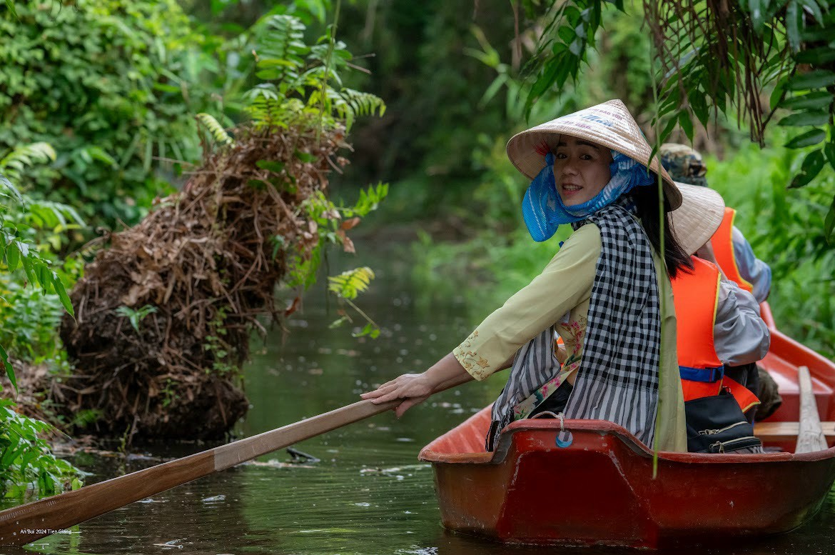 Thảm xanh đẹp “hút hồn” tại Khu bảo tồn sinh thái Đồng Tháp Mười- Ảnh 7.