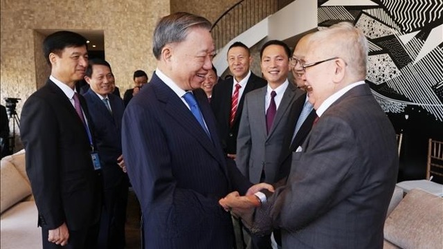 General Secretary and President To Lam meets with Houston intellectuals