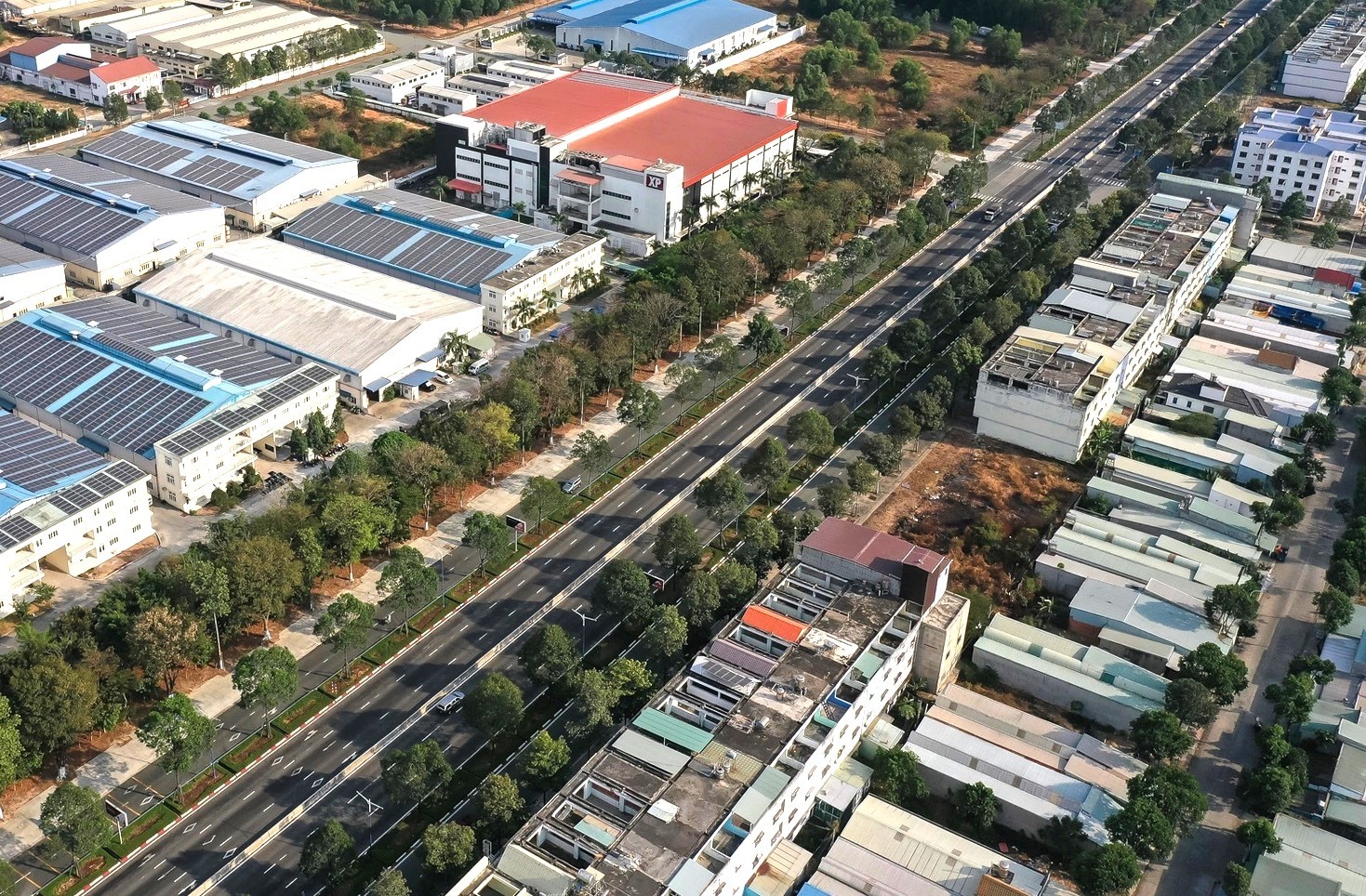 Viewing the newly established city in Binh Duong from above photo 7