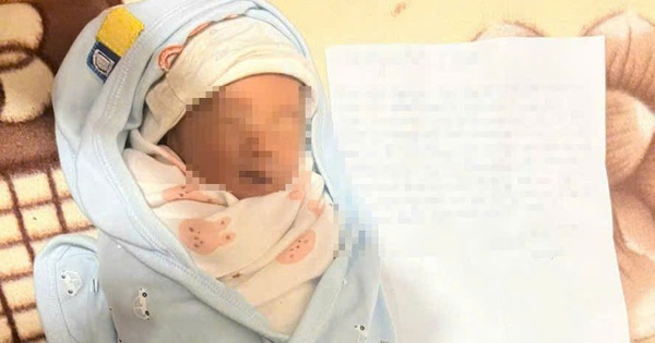 Abandoned newborn baby with letter saying "student accidentally got pregnant"