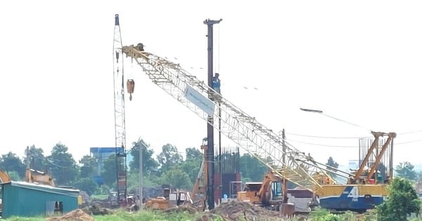 Bild der ersten beiden Überführungen auf dem Highway 13 in Binh Duong