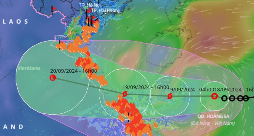 De fausses nouvelles ont circulé selon lesquelles la tempête numéro 4 est entrée dans la région centrale, le centre météorologique a émis un avertissement urgent