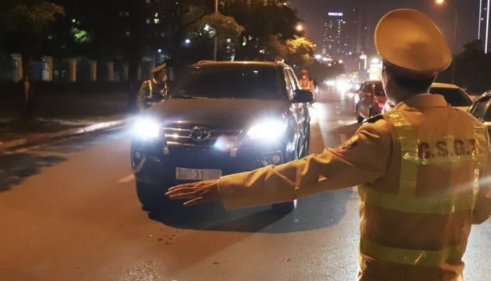 Polizei von Hanoi dementiert die Nachricht von der „Einrichtung von 15 Alkoholkonzentrations-Kontrollteams“