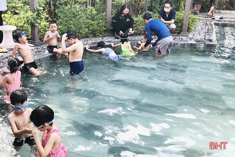 Clases de natación gratuitas y prácticas en Ha Tinh