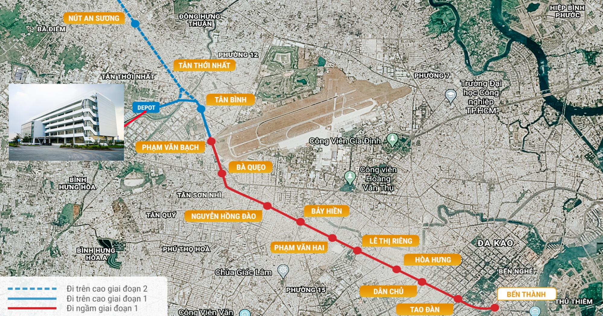 Chính thức 'dẹp đường' để chuẩn bị khởi công tuyến metro số 2 TP.HCM - Ảnh 4.