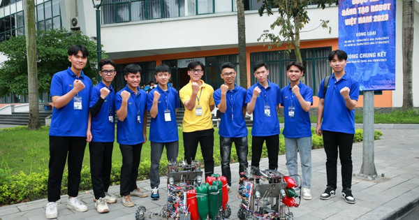 Los estudiantes del Politécnico de Tecnología de Hanoi logran un gran avance en el patio de juegos intelectual Robocon Vietnam 2023