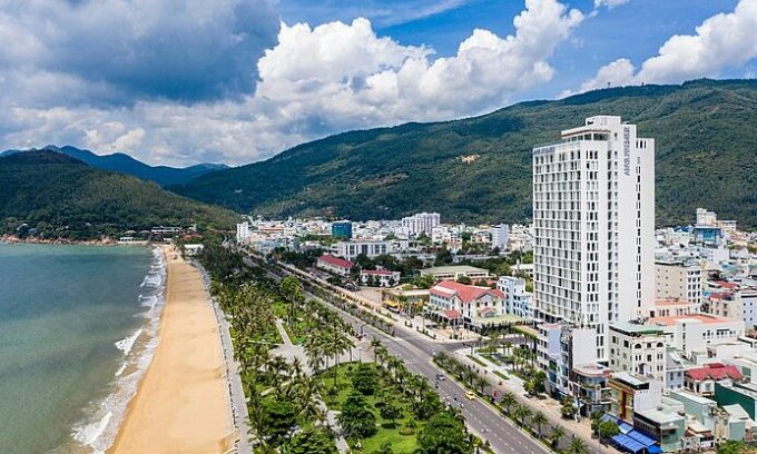 A hotel with a sea view in Quy Nhon was fully booked during the race. Photo: Tripadvisor