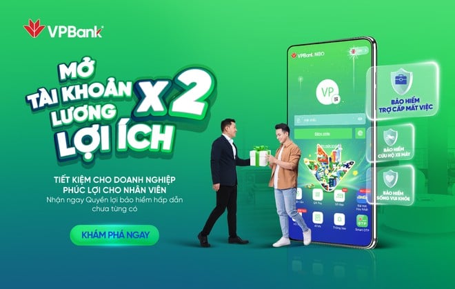 Sử dụng gói dịch vụ trả lương Payroll của VPBank để gia tăng phúc lợi cho nhân viên, giúp người lao động yên tâm gắn bó và cống hiến cho doanh nghiệp