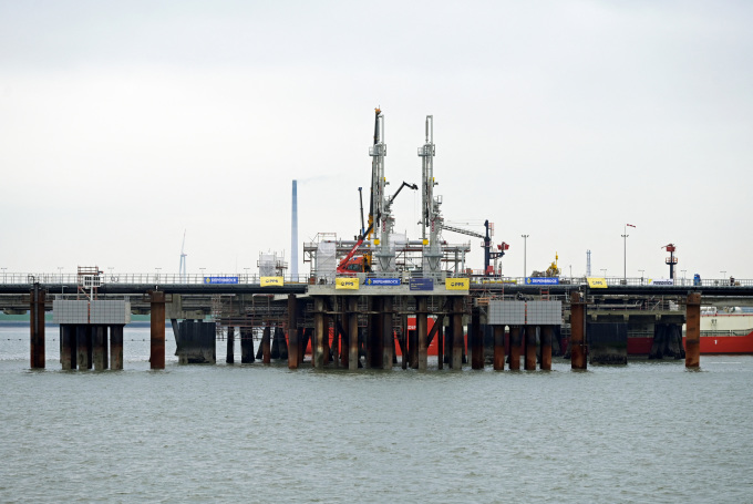 Schwimmendes LNG-Terminal in Wilhelmshaven, Deutschland, 15. November 2022. Foto: Reuters.