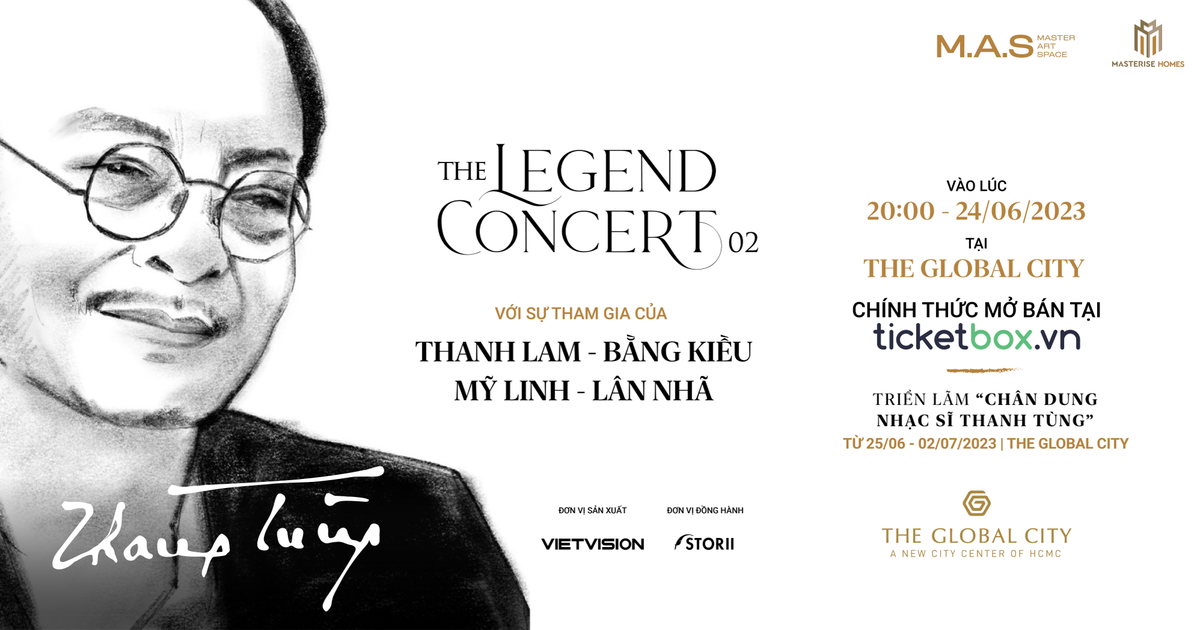 Đêm nhạc số 2 của The Legend Concert sẽ tiếp nối bằng những bản tình ca bất hủ của nhạc sĩ Thanh Tùng