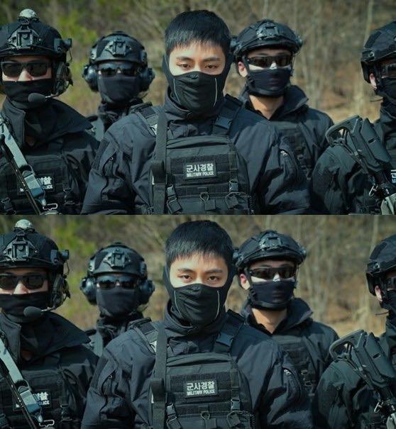 V von BTS erscheint in einem Werbevideo für das koreanische Militär. Foto: Naver