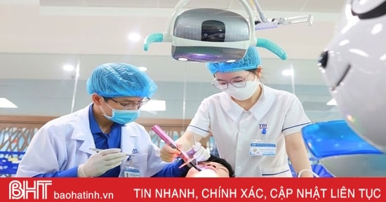 មន្ទីរពេទ្យទូទៅ TTH Ha Tinh ផ្តល់នូវការលើកទឹកចិត្ត និងការគាំទ្រដ៏អស្ចារ្យសម្រាប់សេវាកម្មធ្មេញ