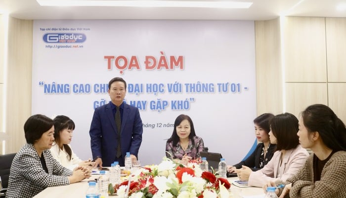 Tạp chí điện tử Giáo dục Việt Nam tọa đàm về nâng cao chuẩn đại học với Thông tư 01