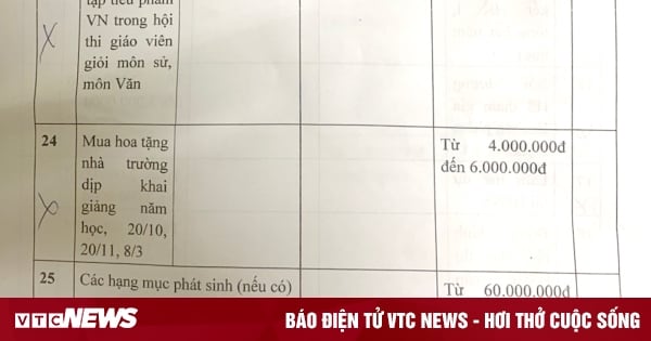 ハノイの高校が5億ドン以上の資金を投入する計画を盛り上げる