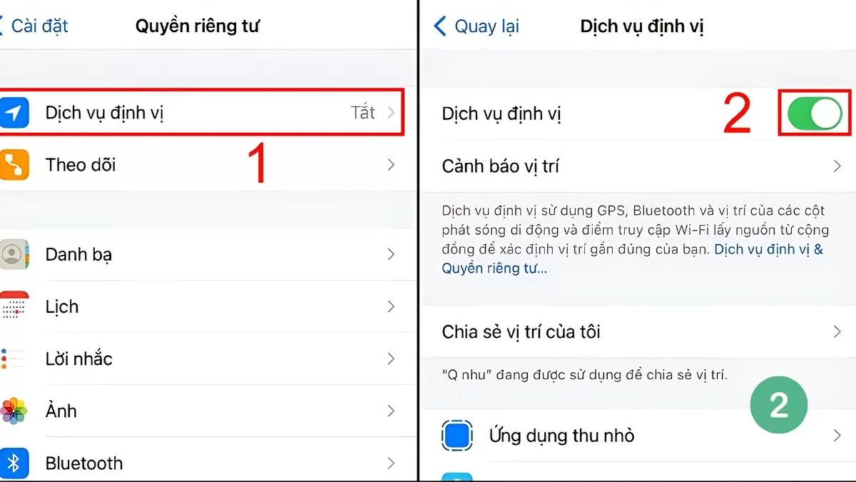 Cách tắt định vị iPhone vô cùng nhanh chóng và hiệu quả