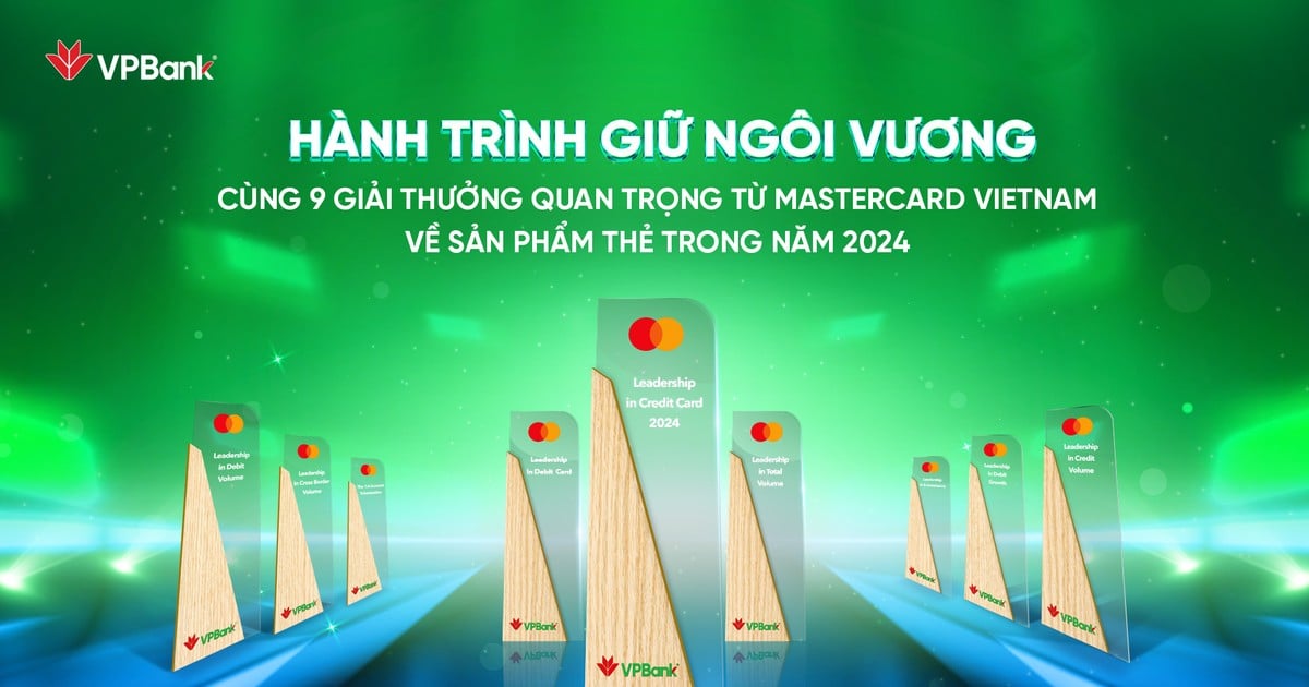 Mastercard vinh danh VPBank với 9 giải thưởng danh giá