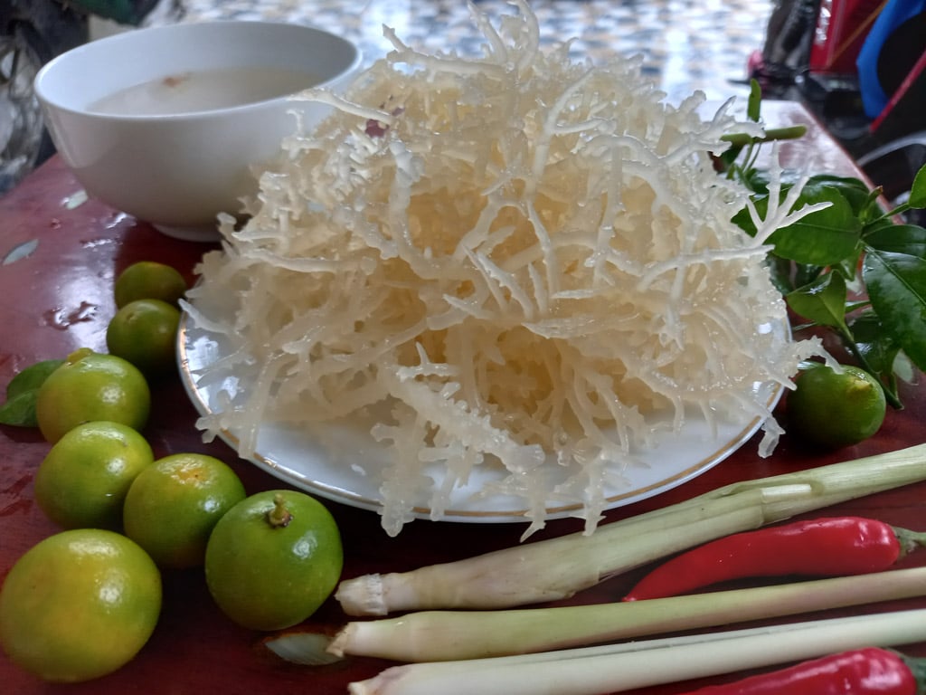 Hương vị quê hương: Rong sụn ngâm sả tắc - Ảnh 1.