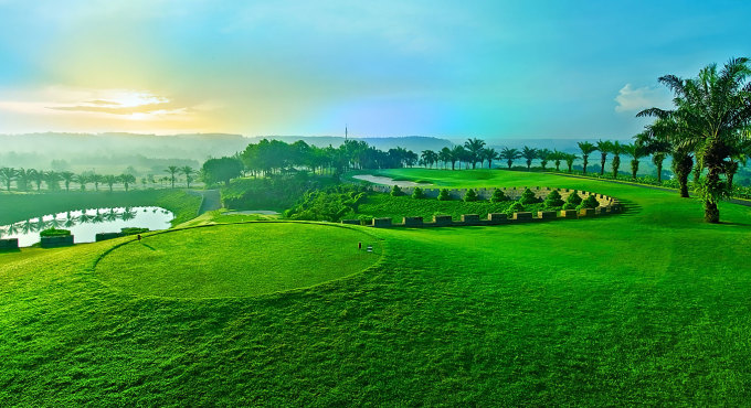 Eine Ecke des Golfplatzes Long Thanh (Bien Hoa, Dong Nai). Foto von : Long Thanh Golf