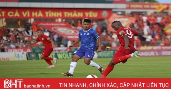 Hong Linh Ha Tinh meets Long An in the 2023 National Cup