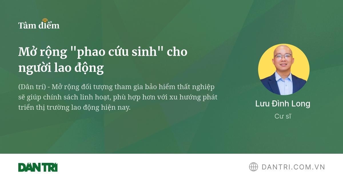 Mở rộng "phao cứu sinh" cho người lao động